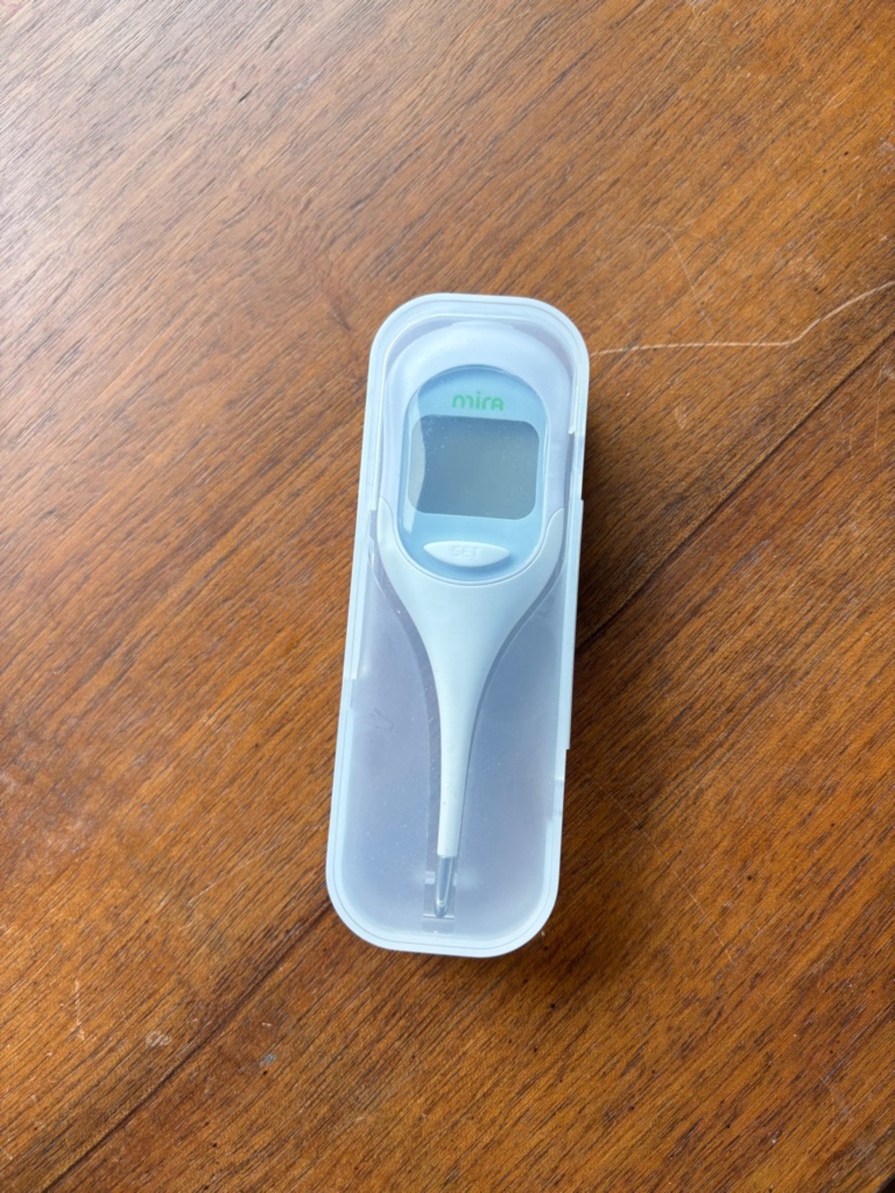Mira Digital Thermometer in White